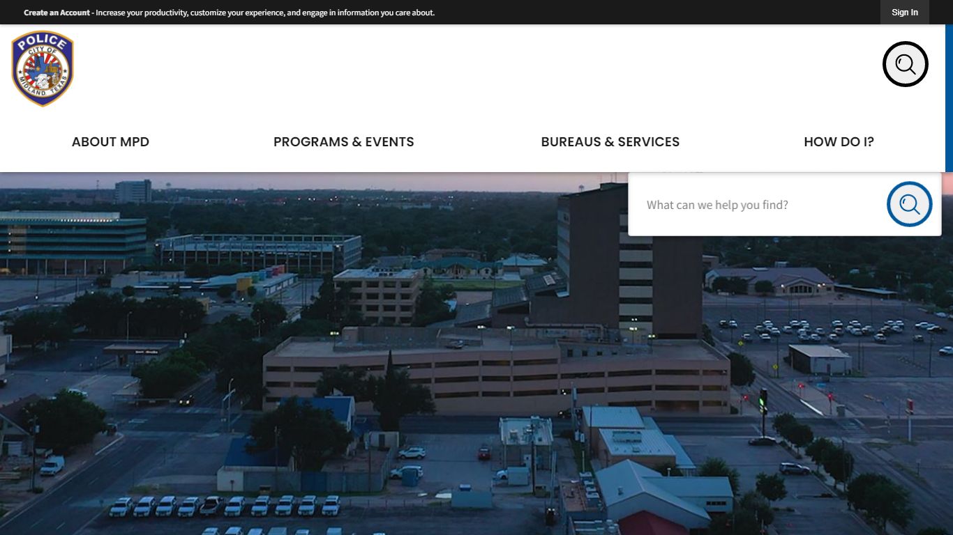 Police Department | Midland, TX - Official Website